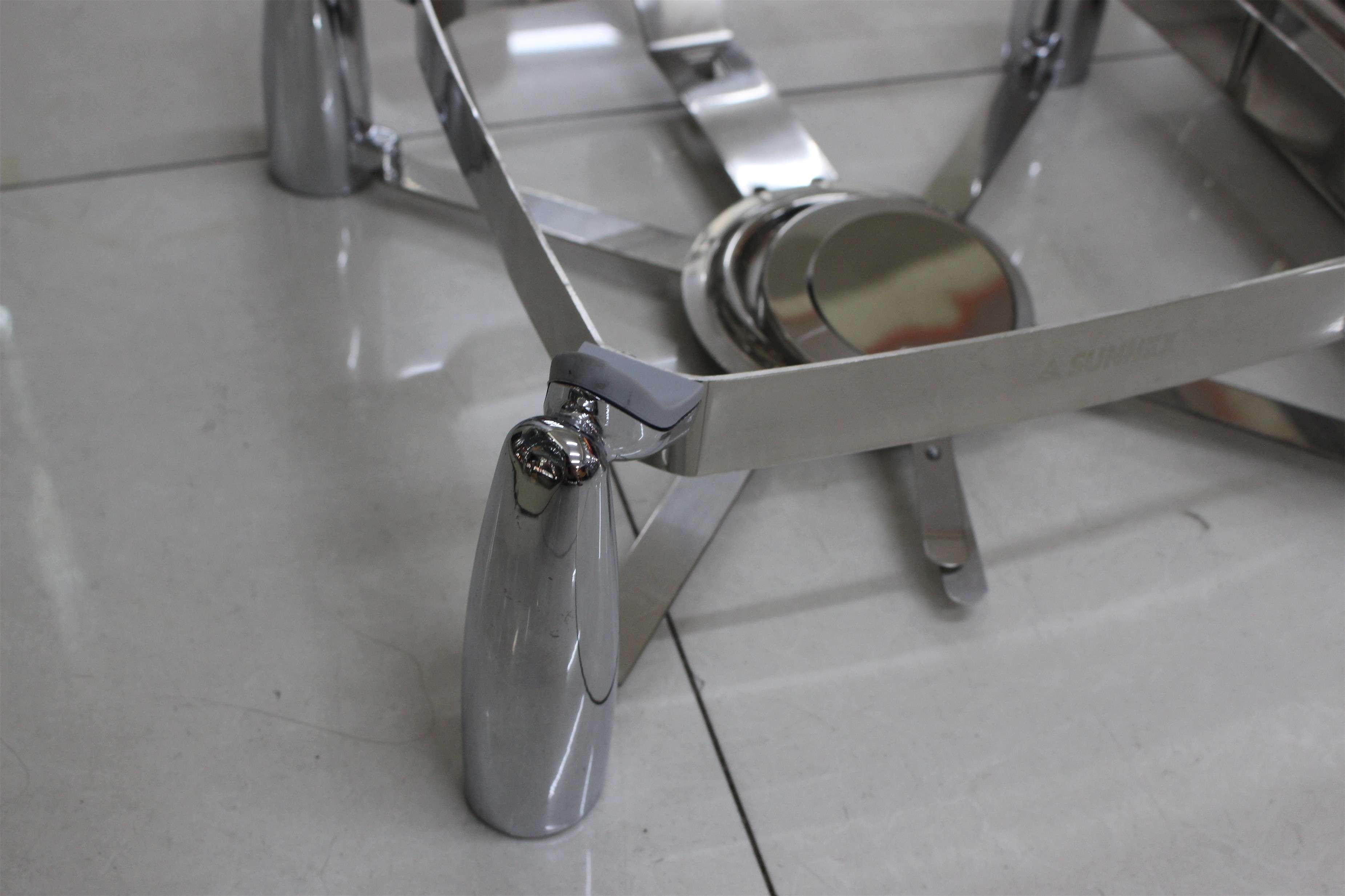 Contemporary Stainless Steel Cookwares / Chafing Dish Buffet Set Rectangular Shape