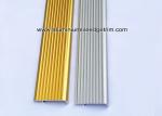 F Type Toothed Anti - Skid Metal Aluminum Stair Nosing For Tile