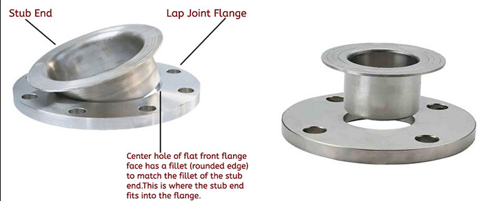 Industrial Lap Joint Pipe Flanges Size 1/2 - 80 Inch DN15 To DN2000 SCH 80