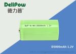 High Capacity NIMH Rechargeable Battery With Long Life Cycles D5000mAh