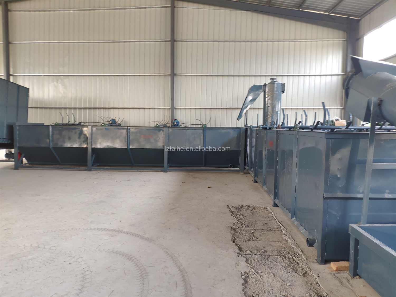 500-2500kg/H Output Plastic Recycling Machine For Washing Plant PP Woven Bags PE Film