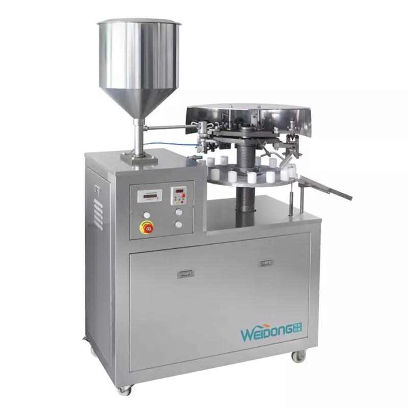 Cream Automatic Tube Filling And Sealing Machine Pneumatic Driven