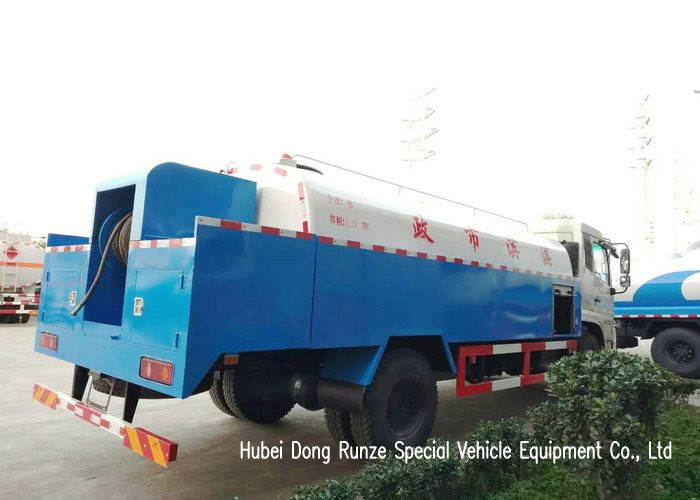 King Run High Pressure Sewer Jetter Truck For Sewer Drain Cleaning 4x2 / 4x4