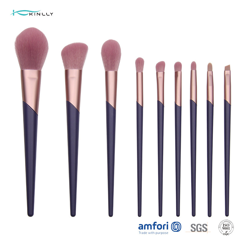 9pcs Plastic Makeup Brushes