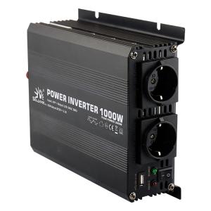 China Black Durable Off Grid 12v to 220v inverter 1000 Watt Modified Sine Wave Inverter wholesale