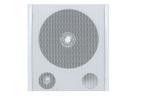 Background Music System Wall Mount Loudspeakers 10W 102dB Sensitivity