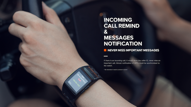 Multiple Sports Modes HRV Analysis ECG Sensor Smartwatch