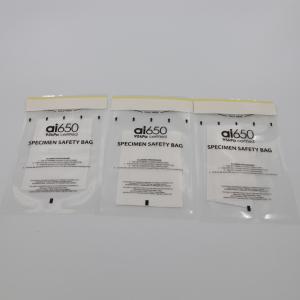 China Clear Biohazard Specimen Transport 95 Kpa Bags Plastic wholesale