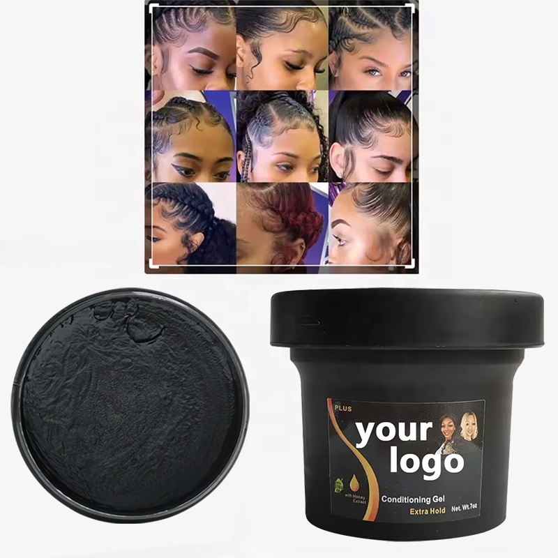 Adults Hair Wax Styling Shine Jam for Women Strong Hold Edge Control Private Label