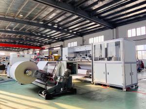 China ECOO-T1400FA Shaftless Hydraulic Loading Thermal Paper Slitting Rewinding Machine wholesale