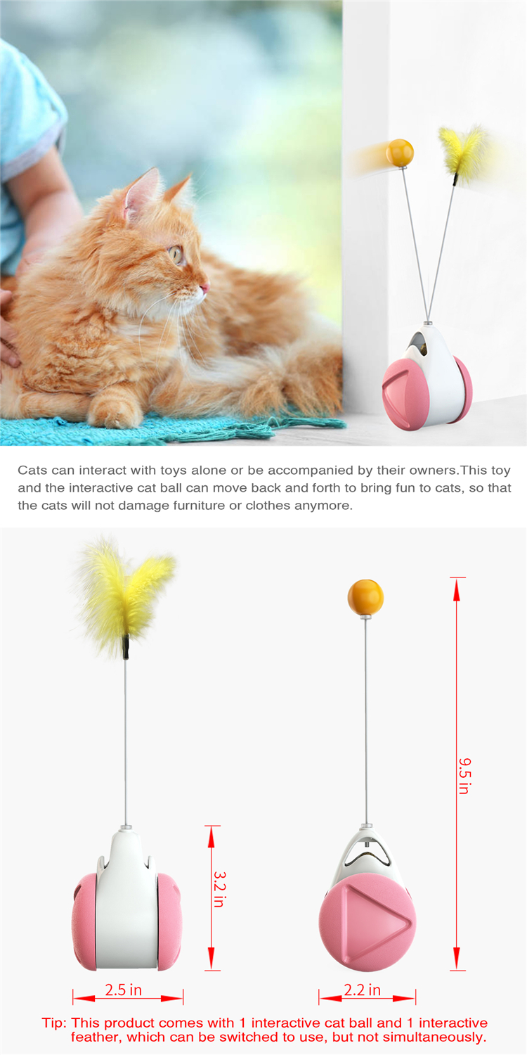 2021 Hot selling luxury goods wholesale robot pet cat robot toy cat interactive tumbler teaser toy