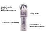 Permanent Makeup Tattoo Needle Sets Spiral Interface Gear Needle Independent