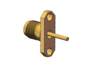 China 2.92mm RF Coaxial Connector Straight Type K Female 50Ohm wholesale