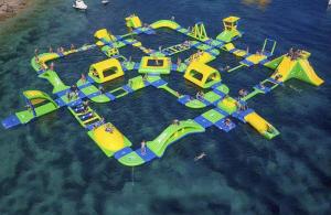 China Hot Welding Thrilling Adventure Inflatable Water Park For Children wholesale