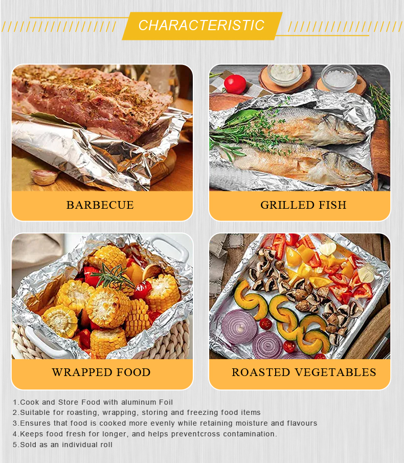 Custom Order Accepted Aluminum Foil Food Container for Rectangular Muffin Packaging