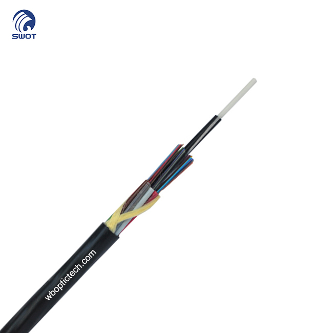 2-288 Optical Fiber Cable , Air Blown Micro Cable With HDPE Sheath