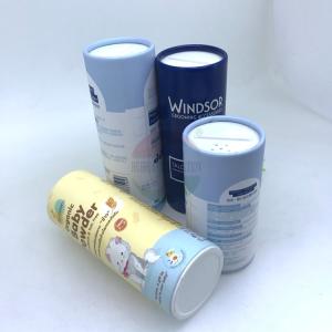 China Embossing 3g 5g Powder Packaging Jar Paper Tube With Sifter wholesale