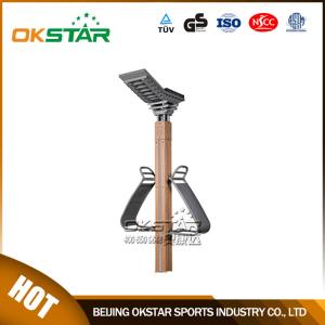 China outdoor wooden fitness equipment back stretcher wholesale