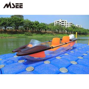 China Accessories Free Transparent Canoe Kayak Paddle Polycarbonate Glass Boat wholesale