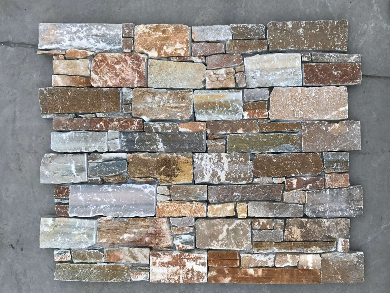 Stone Non Antacid 150x600mm Slate Stack Wall Cladding