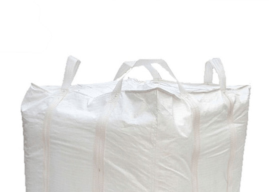 1 Ton Fully Belted Polypropylene Jumbo Bags Flat Bottom / Side Discharge Design