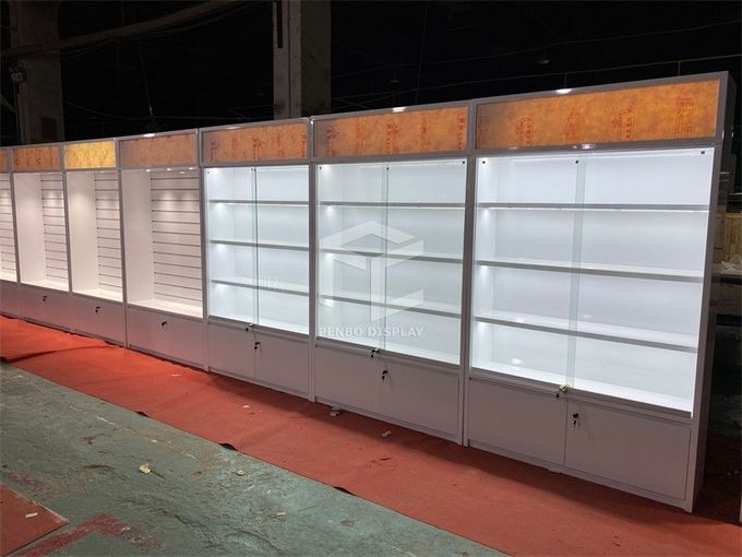 Nonluminous LOGO Mobile Phone Display Showcase Counter ODM