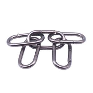 China Safety Quick Link Steel Locking Carabiner Carabiner Climbing Snap Hook wholesale