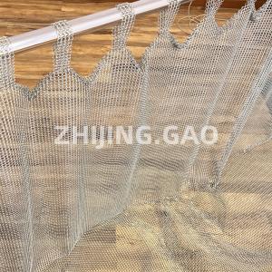 China Chainmail Rings Tab Top Wire Mesh Curtains Stainless Steel wholesale