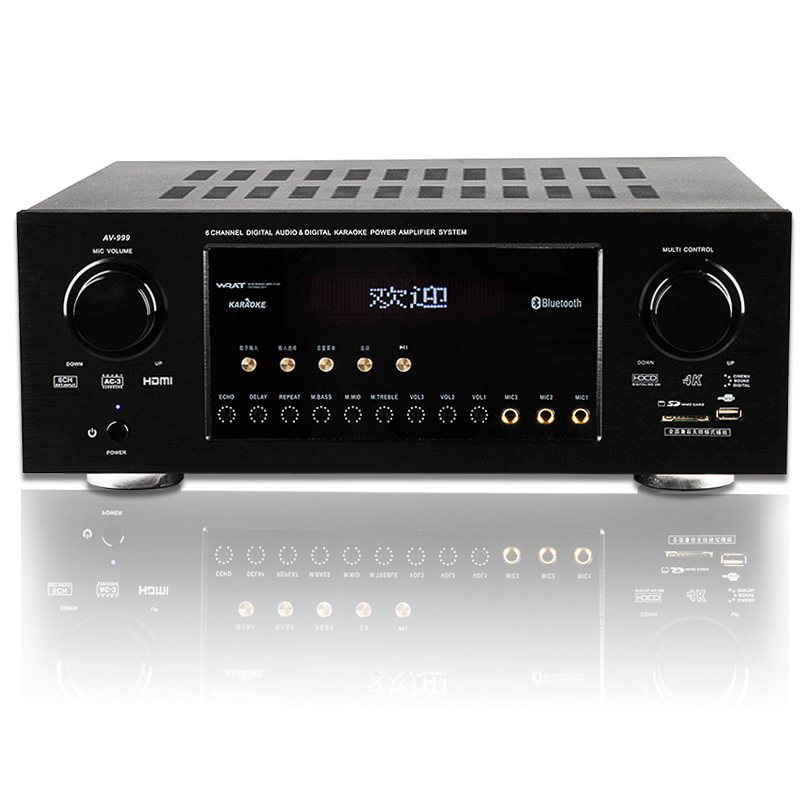 4K High Power Bluetooth Audio Amplifier Receiver Wireless USB Interface