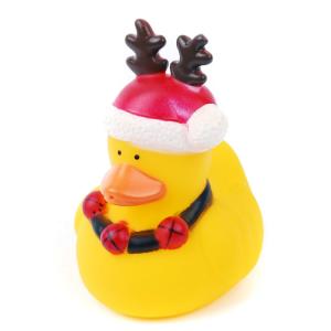 China Festival Gift Christmas Rubber Duck Floating Personalised Rubber Bath Ducks wholesale