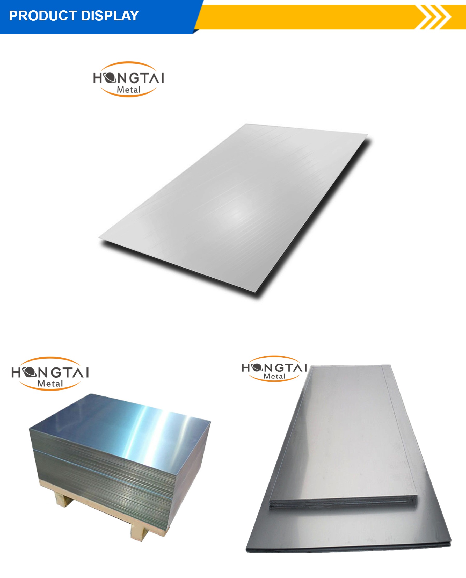 Hongtai Metal Stainless Steel Sheet Mirror Finish 1000mm*2000mm 1219mm*2438mm