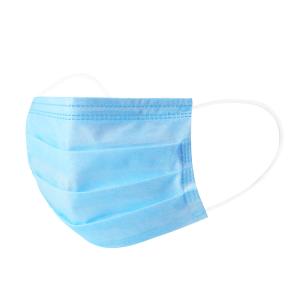 China Disposable 3 Ply Meltblown Non Woven Face Mask wholesale