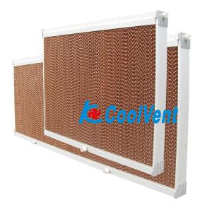 China Brown Cellulose Cooling Pads For Poultry Farms / Livestock wholesale