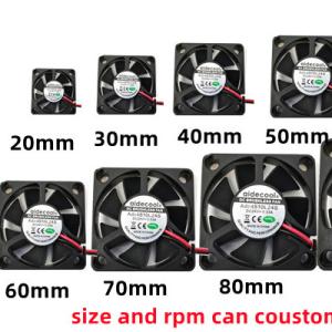 China Aidecoolr 50*50*15Mm Axial Flow Fan Brushless 5V12V 24V Dc Cooling Fan Low Noisy Fan wholesale