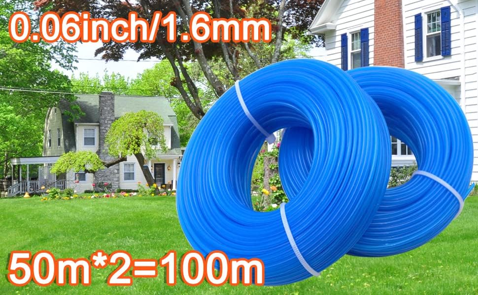 Round Nylon Lawn Trimmer Cord Lawn Weeder Cord suitable for Park Gardens