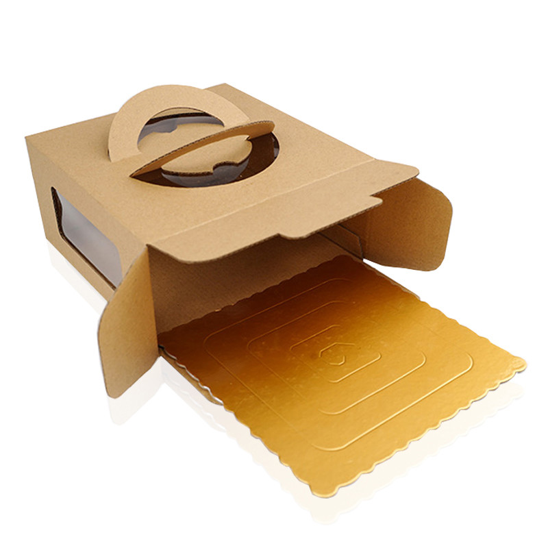 Custom Food CupCake Packaging Lunch Cardboard Craft Kraft PaPer Corrugated Mailer Boxes