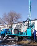Light Truck Mounted Water Well Drilling Rig , Water Well Borehole Drilling