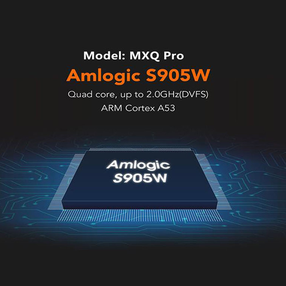 MXQ PRO Amlogic S905W 4K Android 9.0 5G TV Box 2GB 16GB 750MHZ
