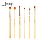 soft bristles ISO9001 Bamboo Makeup Brushes Set Essential For Eye