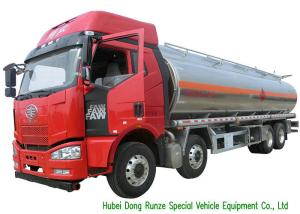 China FAW 8X4 Aluminum Road Liquid Tank Truck For Fuel Transportation 30000L wholesale