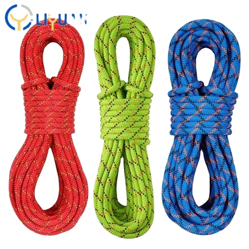 6mm Composite Polyester Double Braided Rescue Safety Rope with 20KN Breaking Strength