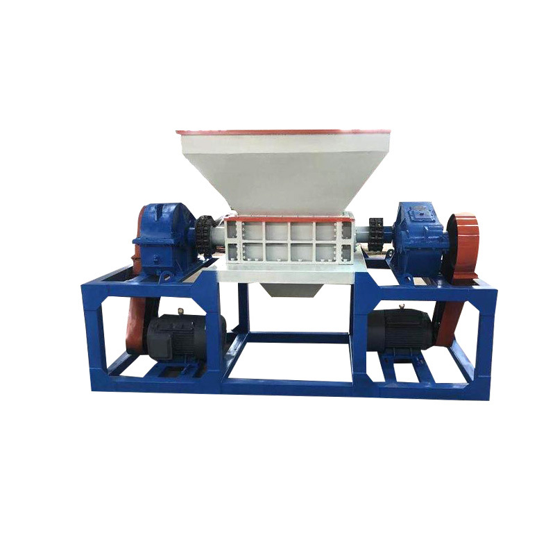 Construction Works High Safety Level Double Shaft Metal Scrap Shredder for Plastic