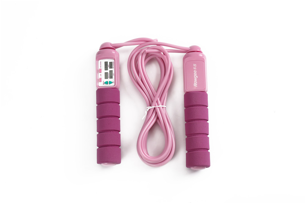 Fitness Jump Rope Unisex Gym Fitness Skipping Rope OK-168 With Loop Counter Up To 9999 And Colorful Design