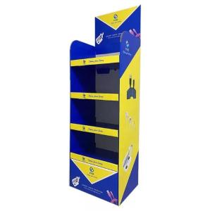 China Retail Supermarket Cardboard Shelf Display For Phone Accessories wholesale