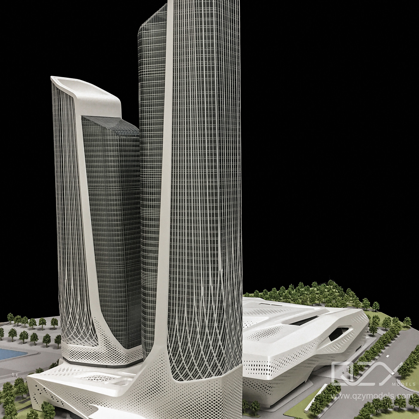 ZHA - 1/500 Nanjing Youth Olympic Center Model
