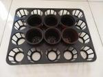 Simple Convenient Plastic Pot Tray Tear Resistant Glazed