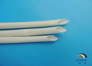 China Insulation Acrylic Fiberglass Sleeving / Sleeves Wear Resistance oil proof wholesale
