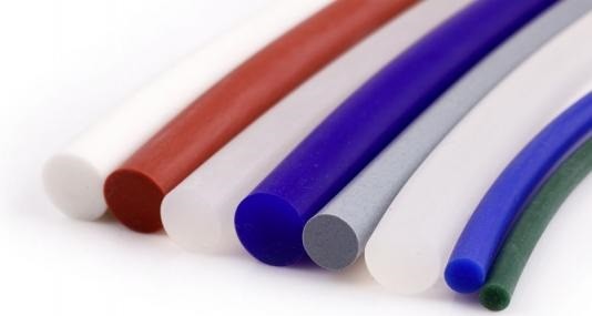 Low Hardness Silicone Foam Strip , Extruded Silicone Foam Sealing Strip