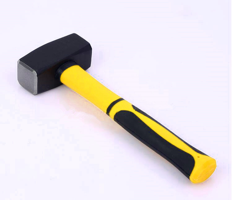 Forged steel Stoning Hammer(XL0064) with painted surface and rubber handle, durable quality