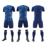 Casual Training Blank Soccer Uniforms Short Sleeve Plain Football Jersey All Set
